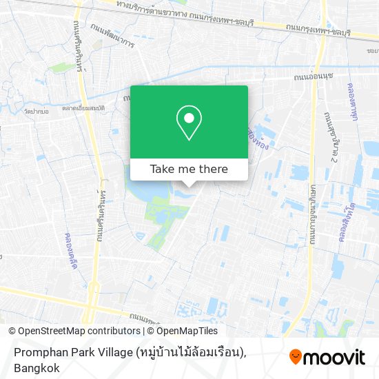 Promphan Park Village (หมู่บ้านไม้ล้อมเรือน) map