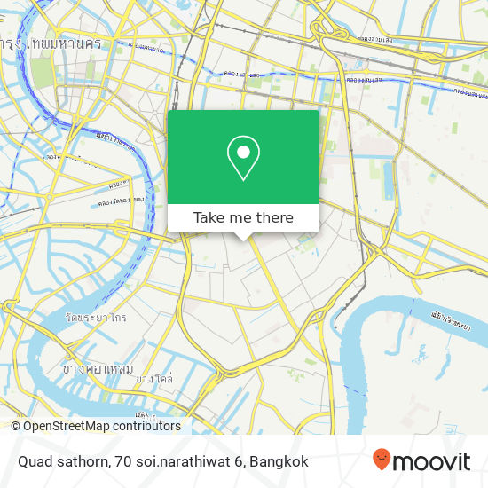 Quad sathorn, 70 soi.narathiwat 6 map