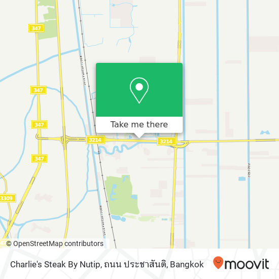 Charlie's Steak By Nutip, ถนน ประชาสันติ map