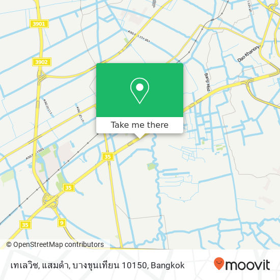 เทเลวิซ, แสมดำ, บางขุนเทียน 10150 map