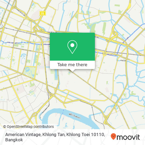 American Vintage, Khlong Tan, Khlong Toei 10110 map