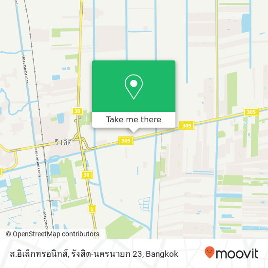 ส.อิเล็กทรอนิกส์, รังสิต-นครนายก 23 map