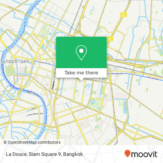 La Douce, Siam Square 9 map