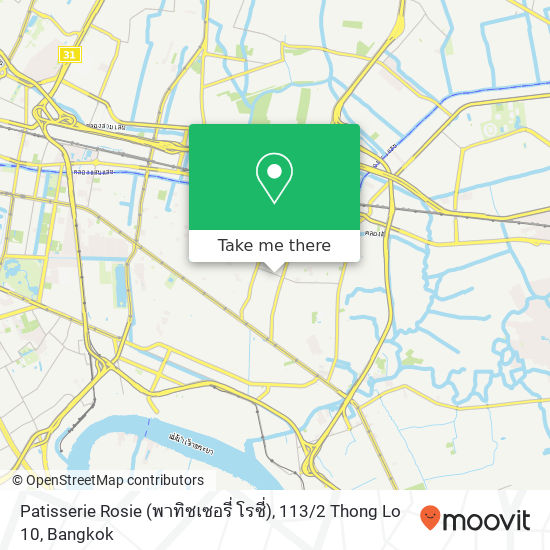 Patisserie Rosie (พาทิซเซอรี่ โรซี่), 113 / 2 Thong Lo 10 map