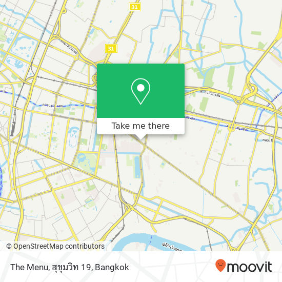 The Menu, สุขุมวิท 19 map