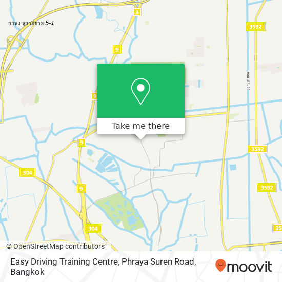 Easy Driving Training Centre, Phraya Suren Road map