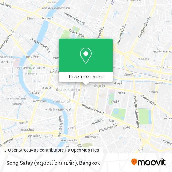 Song Satay (หมูสะเต๊ะ นายซ้ง) map
