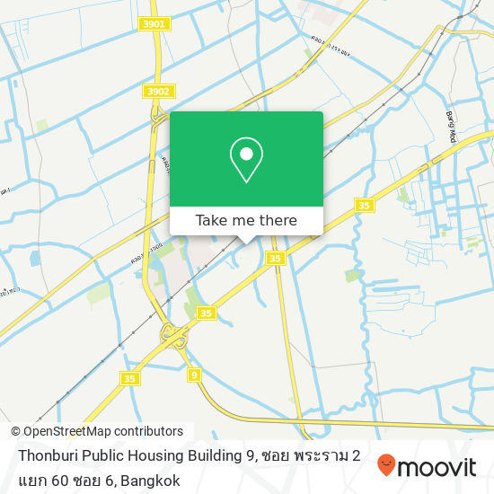 Thonburi Public Housing Building 9, ซอย พระราม 2 แยก 60 ซอย 6 map