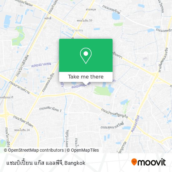 แชมป์เปี้ยน แก๊ส แอลพีจี map