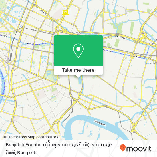 Benjakiti Fountain (น้ำพุ สวนเบญจกิตติ), สวนเบญจกิตติ map