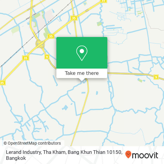 Lerand Industry, Tha Kham, Bang Khun Thian 10150 map