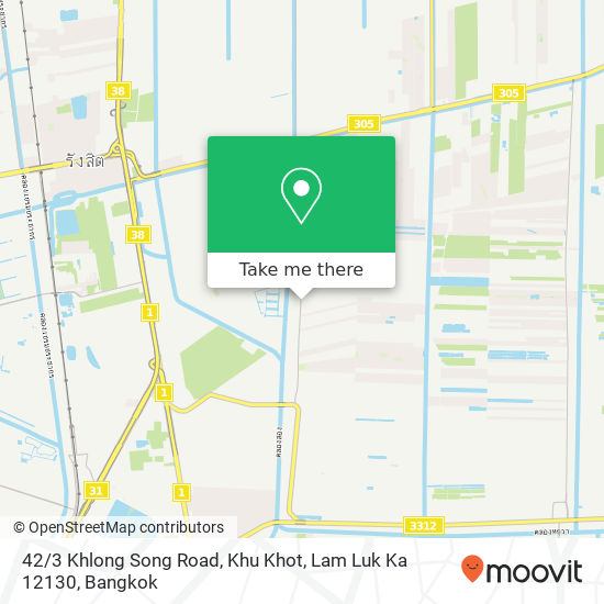 42 / 3 Khlong Song Road, Khu Khot, Lam Luk Ka 12130 map