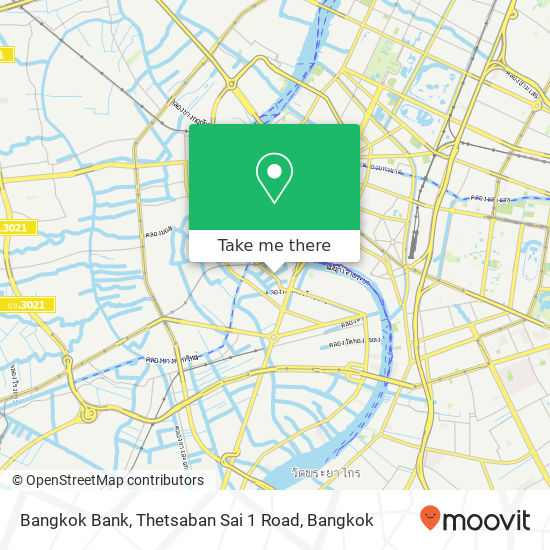 Bangkok Bank, Thetsaban Sai 1 Road map