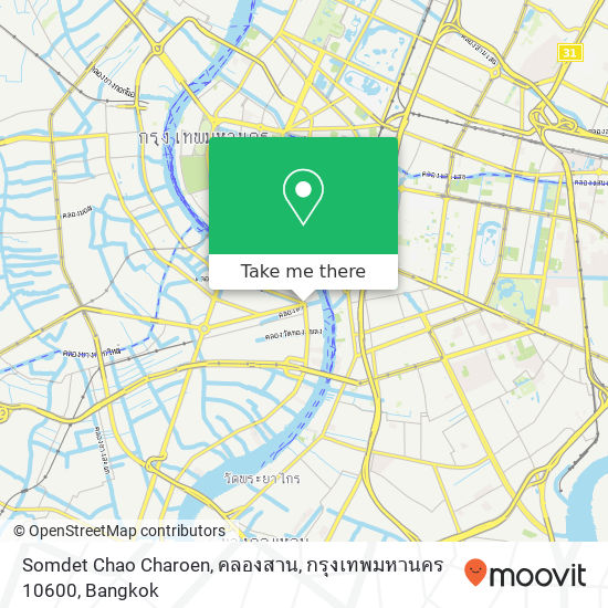 Somdet Chao Charoen, คลองสาน, กรุงเทพมหานคร 10600 map