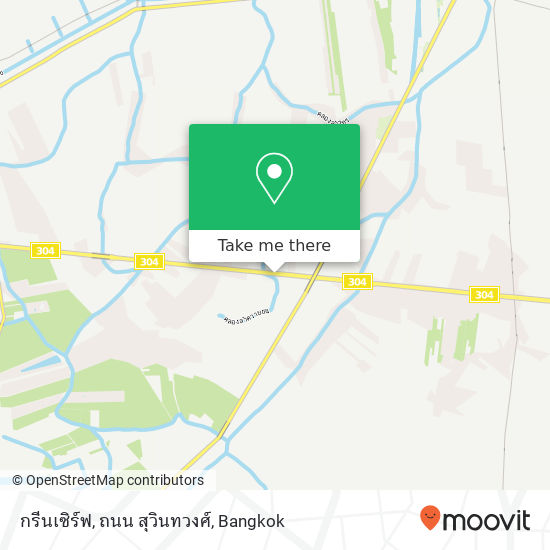 กรีนเซิร์ฟ, ถนน สุวินทวงศ์ map