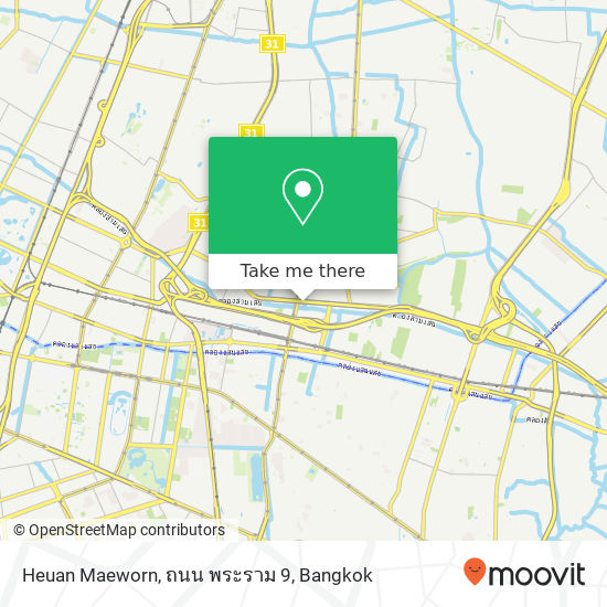 Heuan Maeworn, ถนน พระราม 9 map