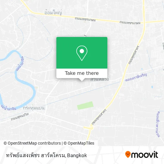 ทรัพย์แสงเพ็ชร ฮาร์ดโครม map