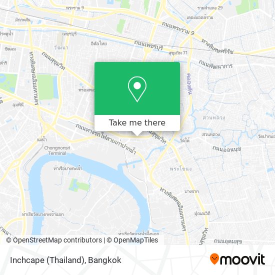 Inchcape (Thailand) map