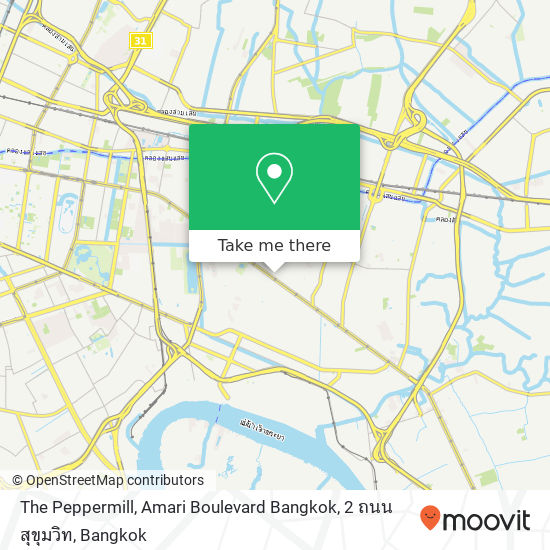 The Peppermill, Amari Boulevard Bangkok, 2 ถนน สุขุมวิท map