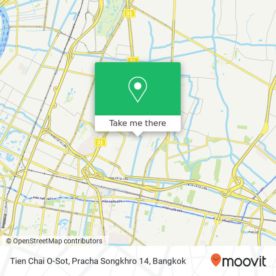 Tien Chai O-Sot, Pracha Songkhro 14 map
