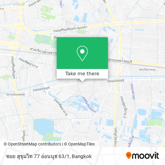ซอย สุขุมวิท 77 อ่อนนุช 63/1 map