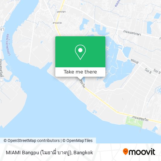MIAMI Bangpu (ไมอามี่ บางปู) map