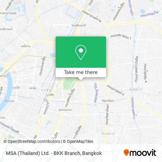 MSA (Thailand) Ltd. - BKK Branch map