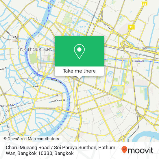 Charu Mueang Road / Soi Phraya Sunthon, Pathum Wan, Bangkok 10330 map