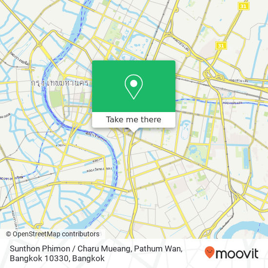 Sunthon Phimon / Charu Mueang, Pathum Wan, Bangkok 10330 map