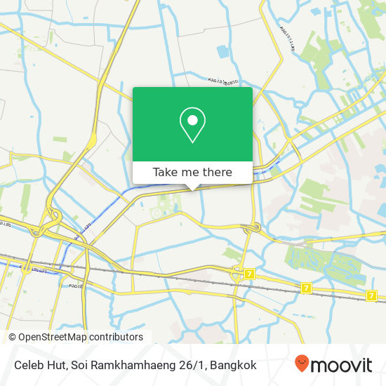 Celeb Hut, Soi Ramkhamhaeng 26 / 1 map