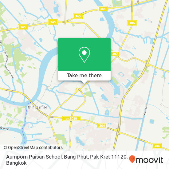 Aumporn Paisan School, Bang Phut, Pak Kret 11120 map