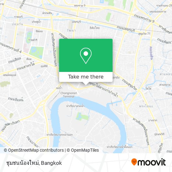 ชุมชนน้องใหม่ map