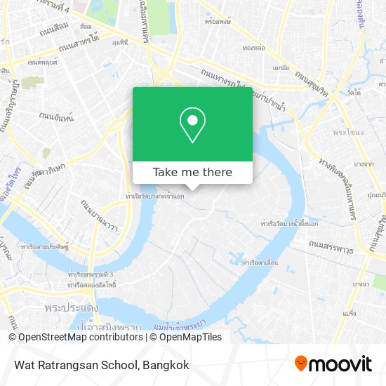 Wat Ratrangsan School map