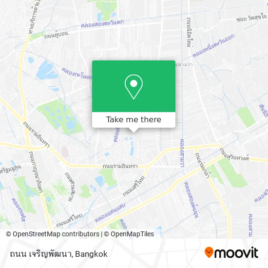 ถนน เจริญพัฒนา map