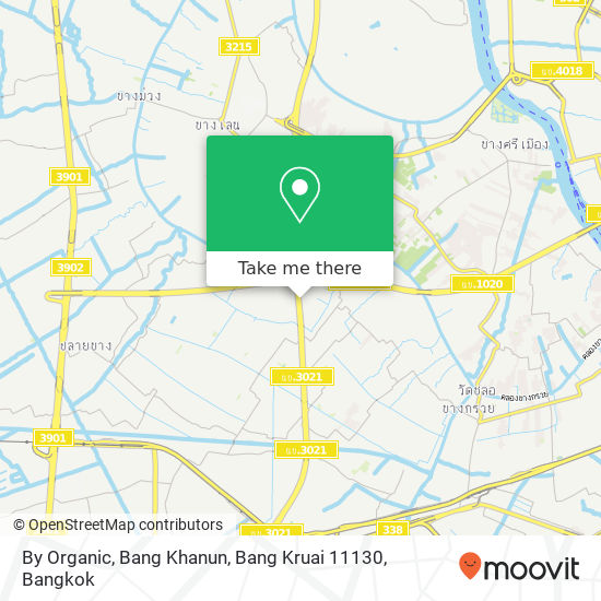 By Organic, Bang Khanun, Bang Kruai 11130 map