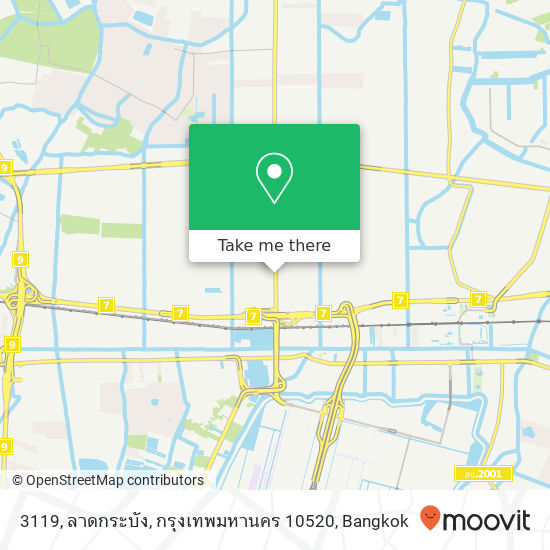 3119, ลาดกระบัง, กรุงเทพมหานคร 10520 map