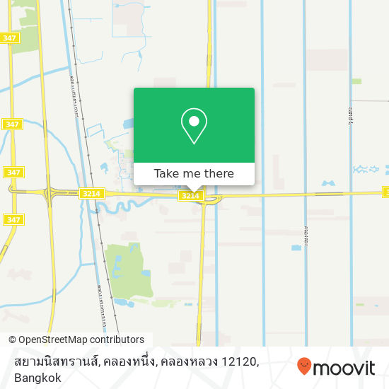 สยามนิสทรานส์, คลองหนึ่ง, คลองหลวง 12120 map