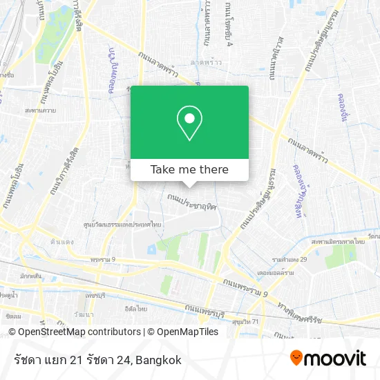 รัชดา แยก 21 รัชดา 24 map