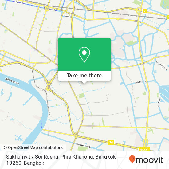 Sukhumvit / Soi Roeng, Phra Khanong, Bangkok 10260 map