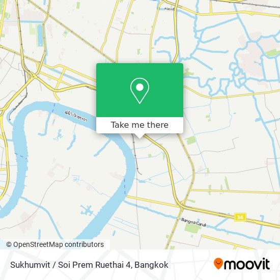 Sukhumvit / Soi Prem Ruethai 4 map