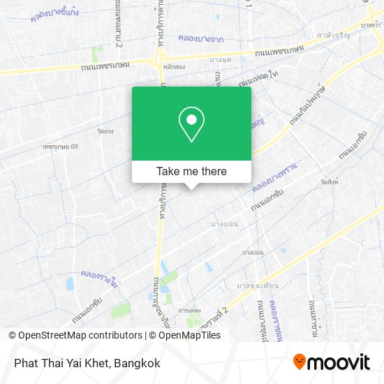 Phat Thai Yai Khet map