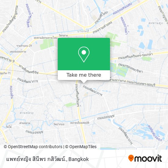 แพทย์หญิง สินีพร กสิวัฒน์. map