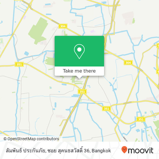 สัมพันธ์ ประกันภัย, ซอย สุคนธสวัสดิ์ 36 map