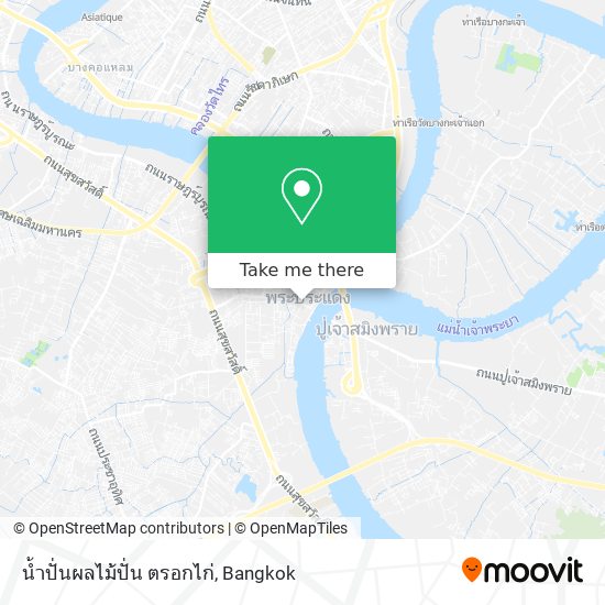 น้ำปั่นผลไม้ปั่น ตรอกไก่ map