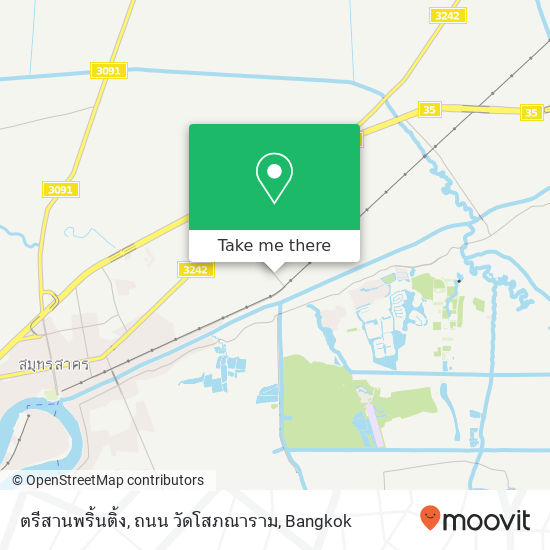 ตรีสานพริ้นติ้ง, ถนน วัดโสภณาราม map