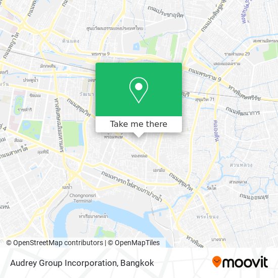 Audrey Group Incorporation map
