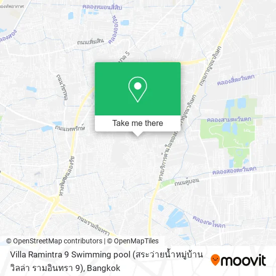 Villa Ramintra 9 Swimming pool (สระว่ายน้ำหมู่บ้านวิลล่า รามอินทรา 9) map