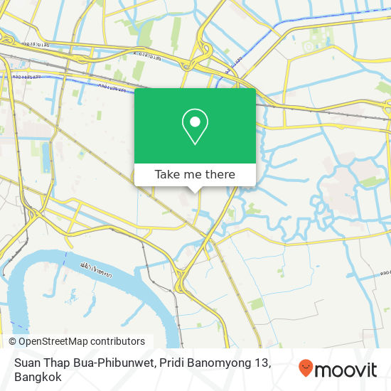 Suan Thap Bua-Phibunwet, Pridi Banomyong 13 map