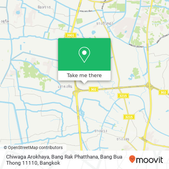 Chiwaga Arokhaya, Bang Rak Phatthana, Bang Bua Thong 11110 map