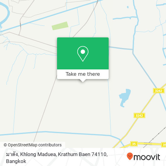 มาตัง, Khlong Maduea, Krathum Baen 74110 map